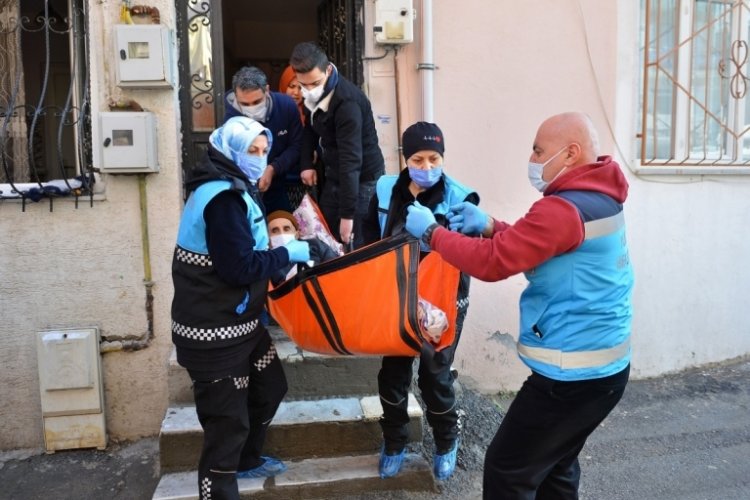 Bursa Yıldırım'da kar &ccedil;ileye d&ouml;nmedi