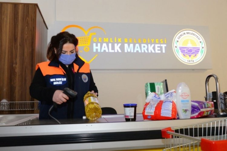 Bursa Gemlik'te 350 aileye sosyal destek