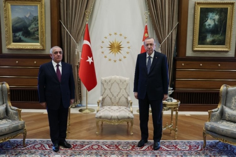 Cumhurbaşkanı Erdoğan, Asadov'u kabul etti
