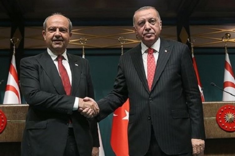 KKTC Cumhurbaşkanı Tatar, Cumhurbaşkanı Erdoğan ile görüştü