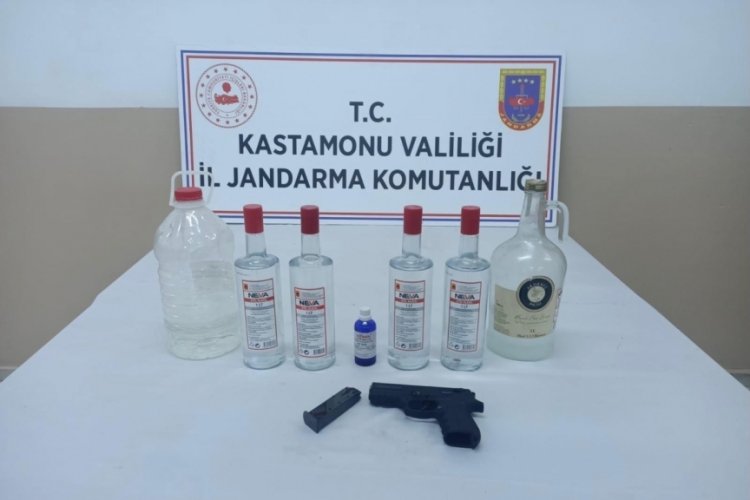 Kastamonu'da sahte içki ve uyuşturucu operasyonları