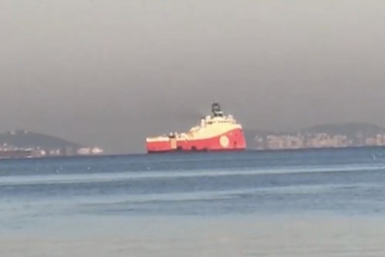 Barbaros Hayrettin Paşa sismik araştırma gemisi Tuzla Limanı'na geldi