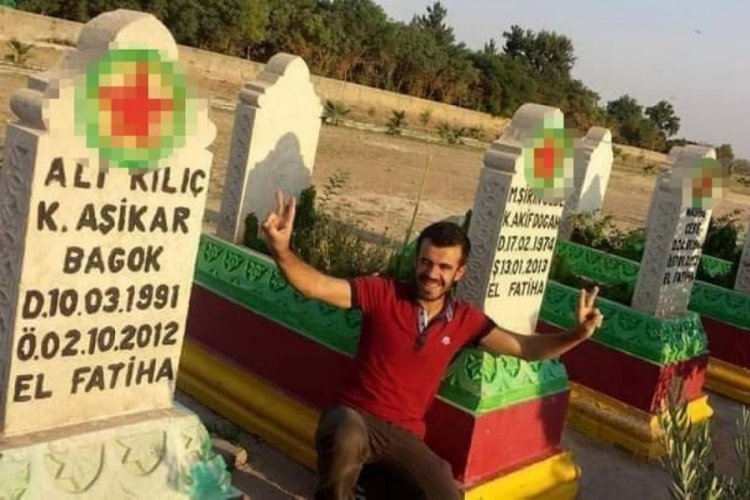 Tokkal ailesinin katil zanlısı Boğa'nın teröristlerin mezarlığında fotoğrafı çıktı