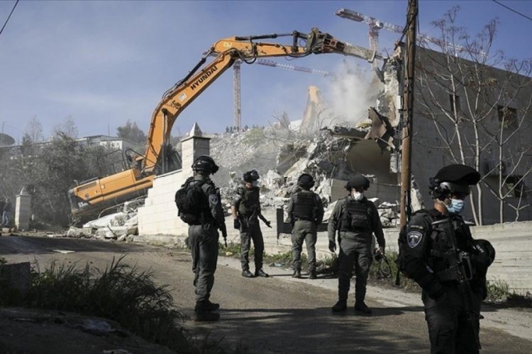 İsrail güçleri Mescid-i Aksa Koruma Müdürü'nün Kudüs'teki evini yıktı