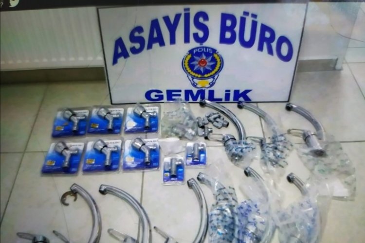 Bursa Gemlik'teki hırsızlık şüphelisi 2 kişi tutuklandı
