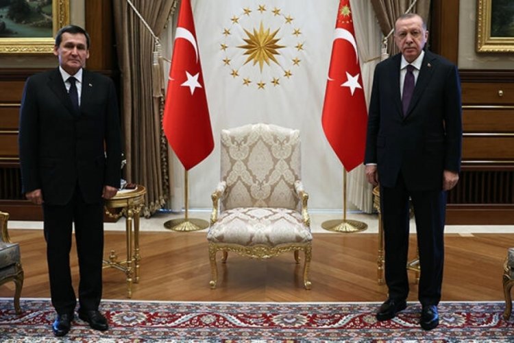Cumhurbaşkanı Recep Tayyip Erdoğan, Bakan Meredow'u kabul etti