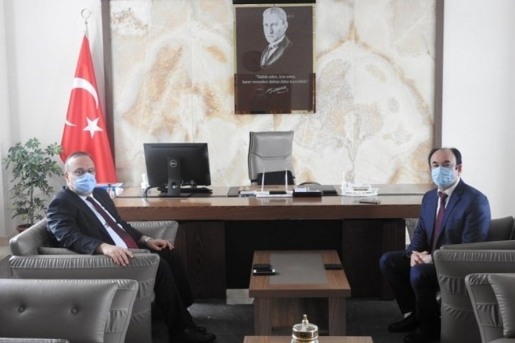 Bursa Valisi Canbolat'tan kaymakama taziye ziyareti