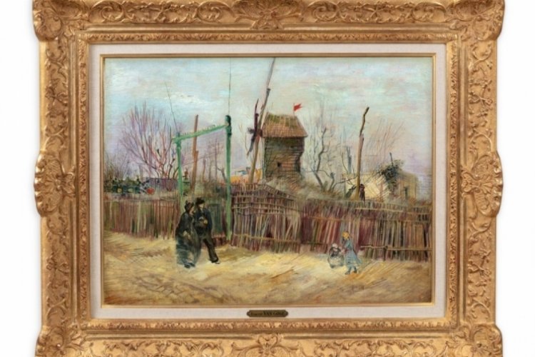 Van Gogh'un sergilenmemiş eseri Montmartre 70 milyon TL'ye açık arttırmada
