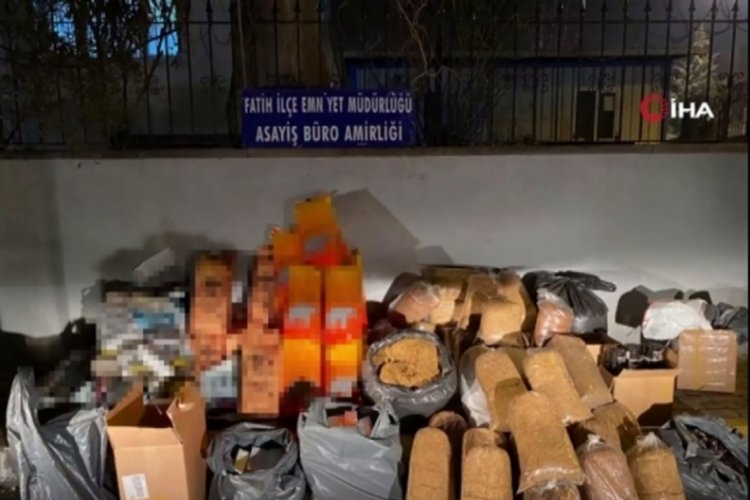 654 kilo ka&ccedil;ak t&uuml;t&uuml;n ele ge&ccedil;irildi