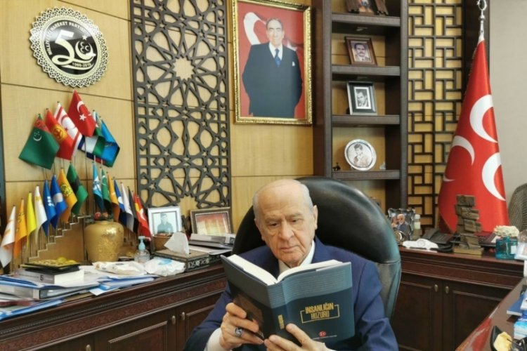 Devlet Bah&ccedil;eli, İnsanlığın Huzuru Prejesini tanıttı