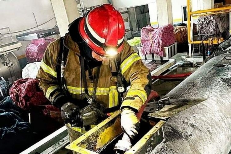 Bursa'da korkutan baca yangını