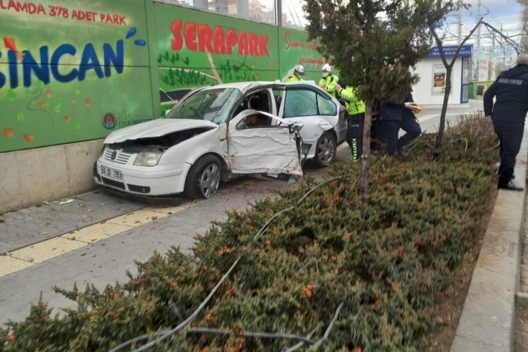 Başkent'te trafik kazası