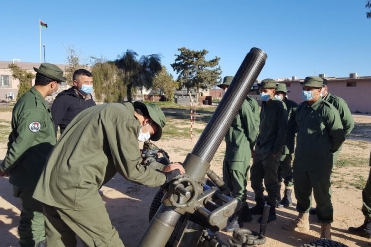 Milli Savunma Bakanlığı, Libyalı askerlere "havan eğitimi" verdi