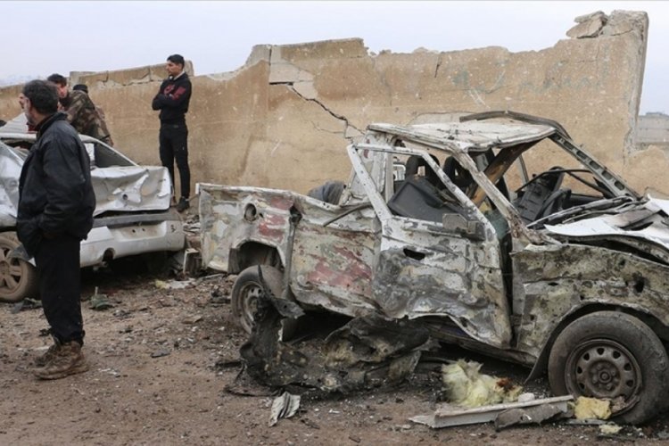 Afrin'de bombalı ter&ouml;r saldırısı: 1 &ouml;l&uuml;, 3 yaralı