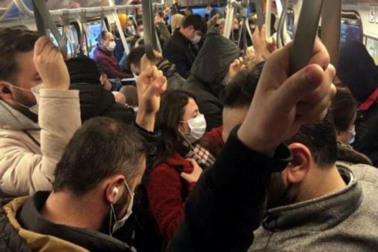 Mesai saatlerinin değişmesiyle toplu taşımada yoğunluk yaşandı
