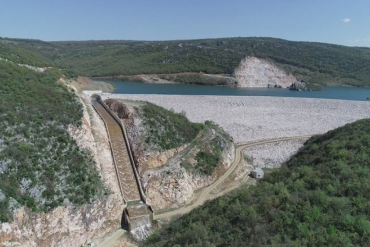 Bursa Yenişehir Çiçeközü Göleti'nin sulama inşaatı tamamlandı