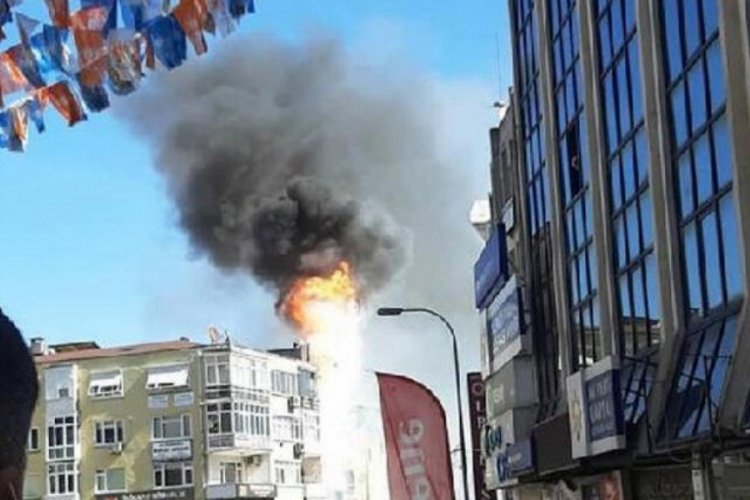 6 katlı binada yangın! &Ccedil;ok sayıda ekip sevk edildi