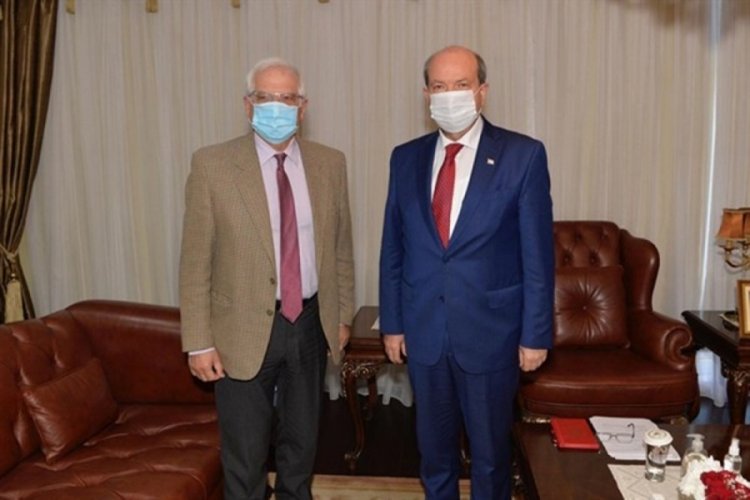 Ersin Tatar, AB Yüksek Temsilcisi Borrell ile görüştü