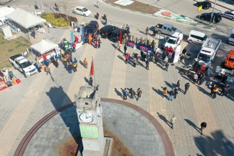 Bursa'da depreme karşı bilinçlendirme etkinliği
