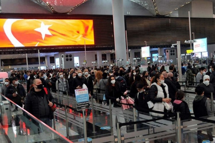 İstanbul Havalimanı'nda şaşırtan görüntü