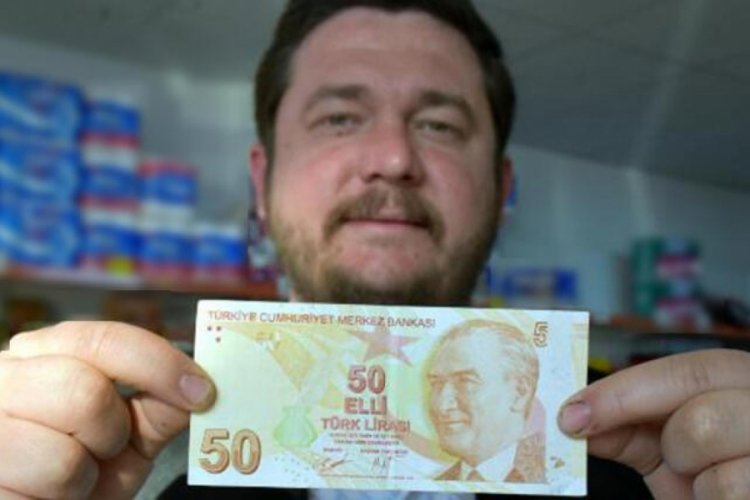 Hatalı basım 50 liralık banknotu satışa &ccedil;ıkardı