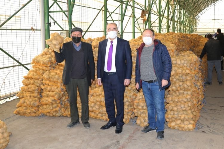 Bursa Mudanya Belediyesi'nden ihtiyaç sahiplerine 80 ton patates
