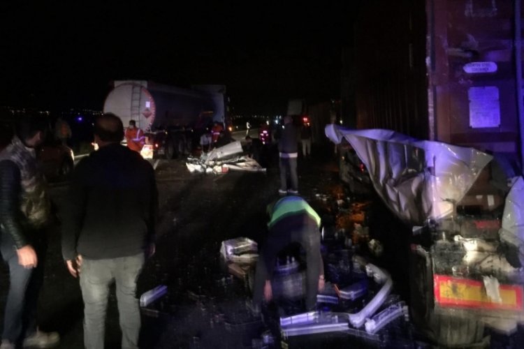 Osmaniye'de zincirleme trafik kazası 1 &ouml;l&uuml;
