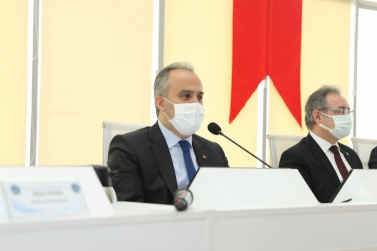 Bursa B&uuml;y&uuml;kşehir Belediye Başkanı Aktaş muhtarlarla buluştu