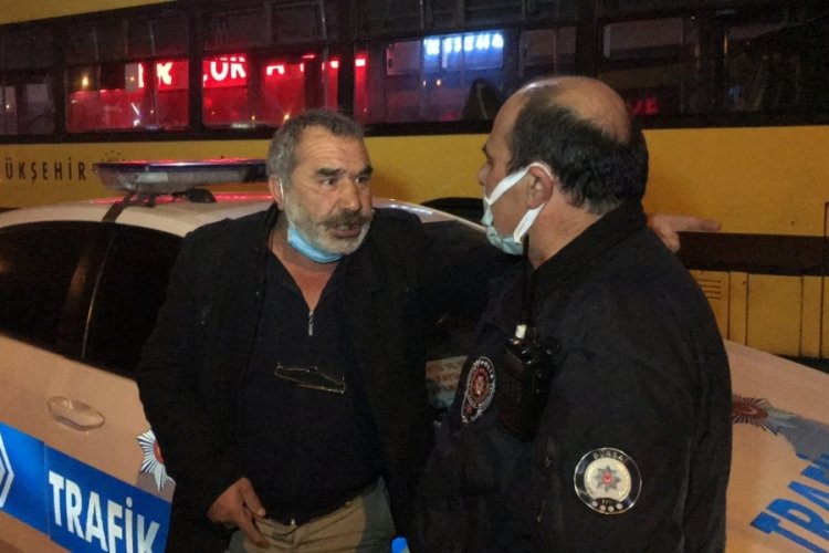 Bursa'da kısıtlamayı delen alkollü sürücüden görülmemiş bahaneler