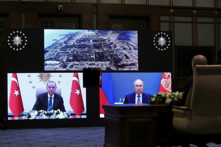 Cumhurbaşkanı Erdoğan ve Putin Akkuyu NGS temelini attı