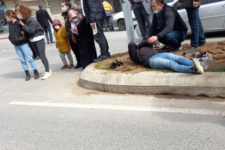 Ambulans kazaları karıştırdı, yaralı dakikalarca yerde bekledi
