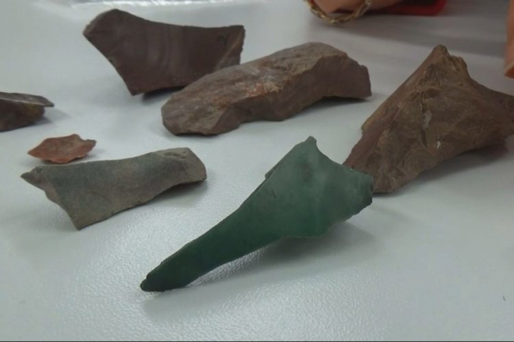 Trabzon'da ilk insanların kullandığı taş aletler bulundu
