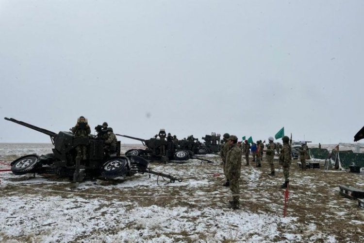 Hava savunma silahları ile atışlar ger&ccedil;ekleştirildi