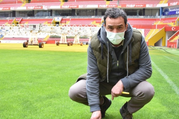 Kadir Has Stadyumu, Kayserispor - Galatasaray ma&ccedil;ına hazır