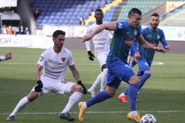 &Ccedil;aykur Rizespor, Hatayspor'u mağlup etti