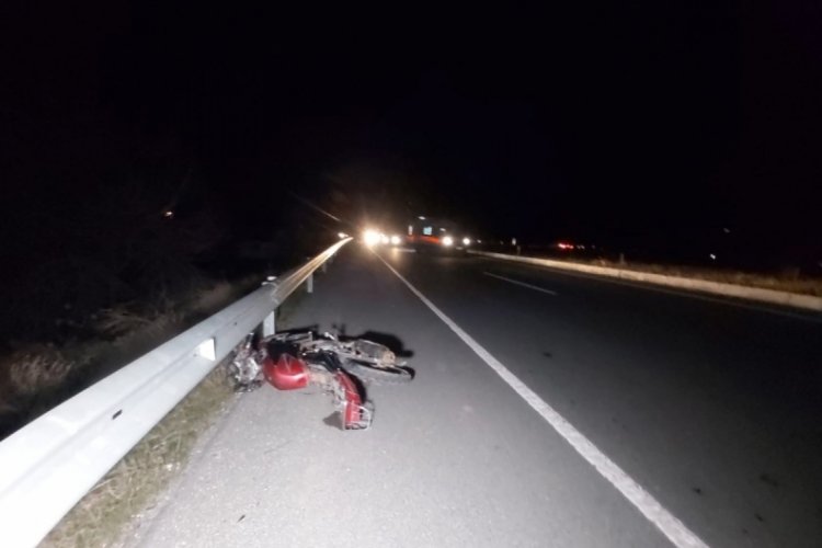 Feci kazada motosiklet s&uuml;r&uuml;c&uuml;s&uuml; hayatını kaybetti