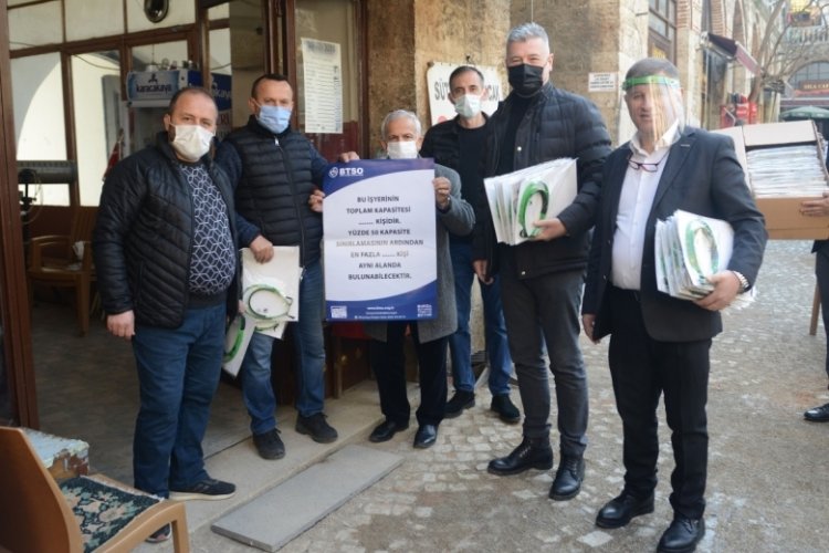 Bursa Ticaret ve Sanayi Odası &uuml;yelerinin yanında