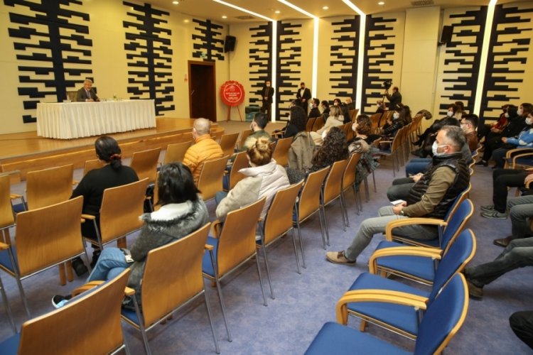 Bursa Nil&uuml;fer Belediye Başkanı Erdem personelle buluştu