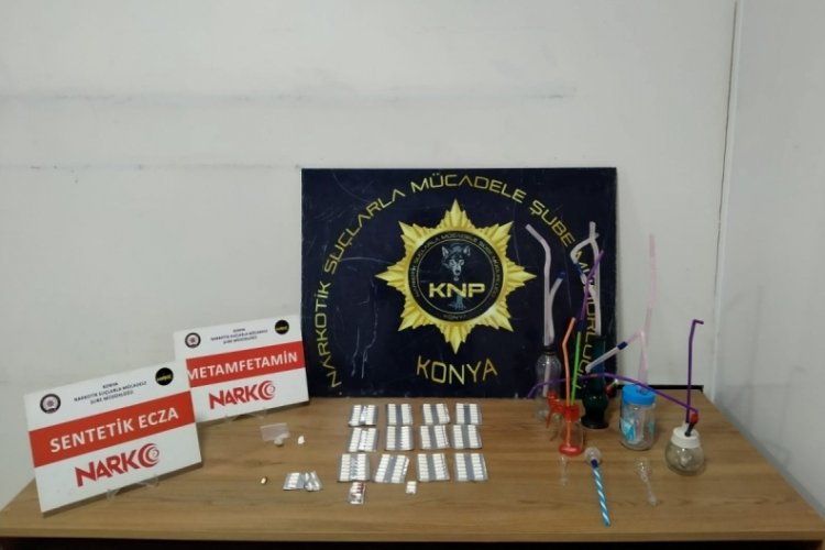 Konya'da uyuşturucu satıcılarına darbe