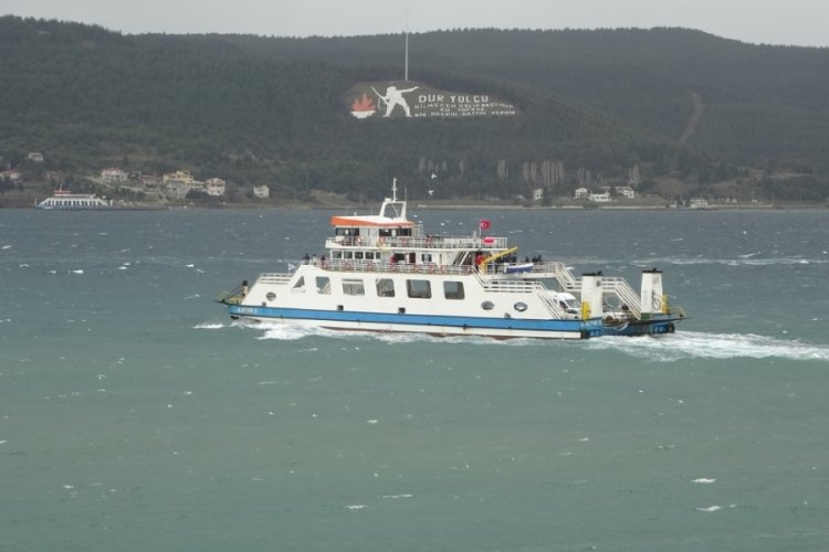 &Ccedil;anakkale'de ada seferlerine fırtına engeli