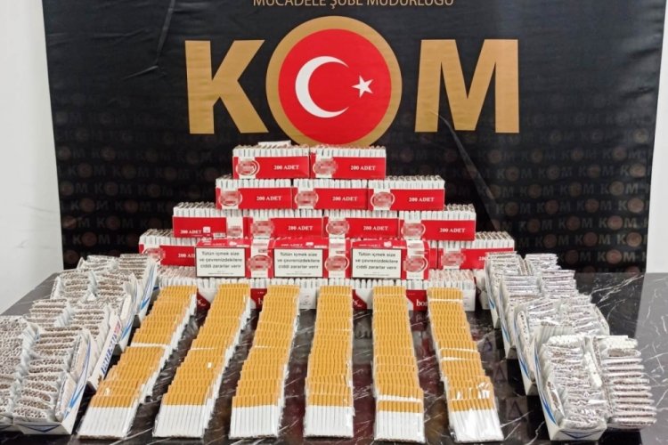 14 bin 860 adet ka&ccedil;ak makaron ele ge&ccedil;irildi