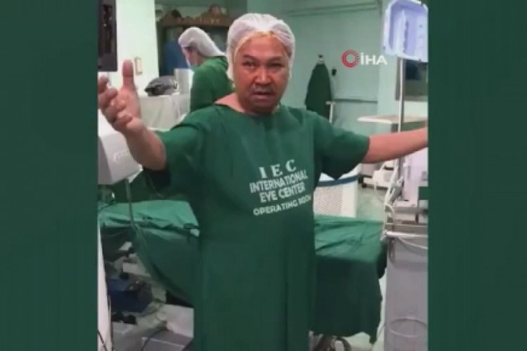 Katarakt ameliyatı ile 20 yıl sonra yeniden g&ouml;rmeye başladı