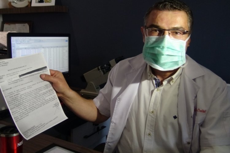 Bursa'da doktora 14 Mart Tıp Bayramı'nda Tabipler Odası'ndan haciz şoku