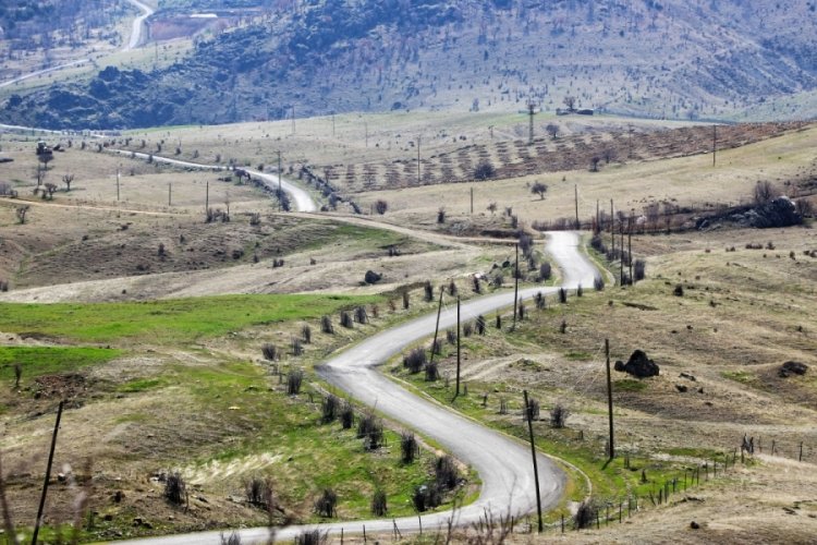 Diyarbakır'ın k&ouml;y&uuml;nde 1000 fidan dikildi: Burayı Bursa gibi yeşillendirmek istiyoruz