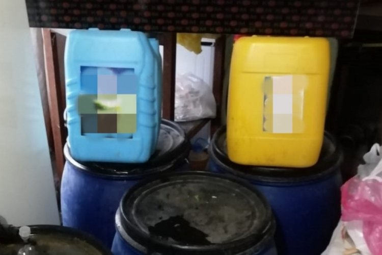 Malatya'da 400 litre sahte i&ccedil;ki ele ge&ccedil;irildi