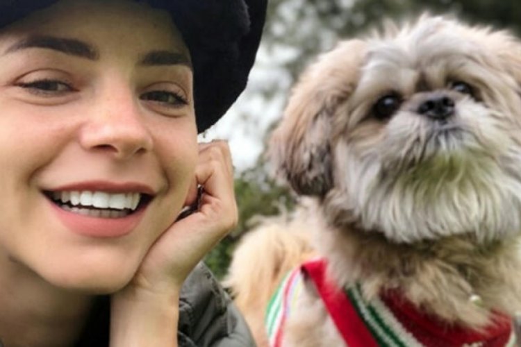 Merve Boluğur'dan k&ouml;peğine veda
