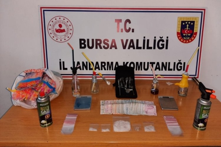 Bursa'da jandarmadan uyuşturucu operasyonu