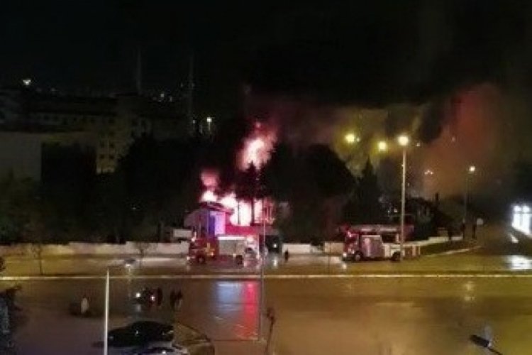 AFAD'ın yeni bina inşaatında yangın