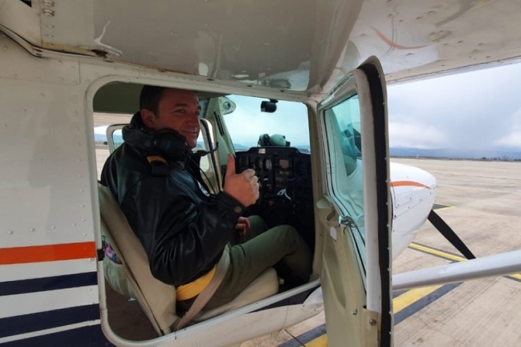 Sivil havacılık için ilk uçuş Bursa Milletvekili Ödünç'ten