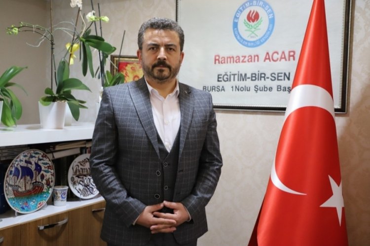 Eğitim Bir Sen 1 Nolu Şube Başkanı: "G&uuml;&ccedil;l&uuml; T&uuml;rkiye'nin temelleri 106. yıl &ouml;nce &Ccedil;anakkale'de atıldı"